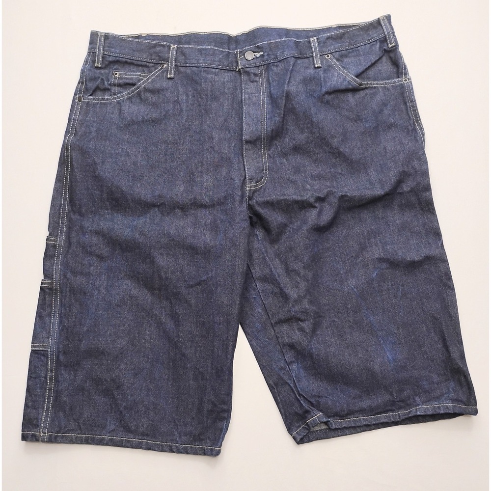 Dickies Shorts Men 42 Loose Fit Dark Wash Denim Gorpcore‎ Carpenter Grunge Baggy
